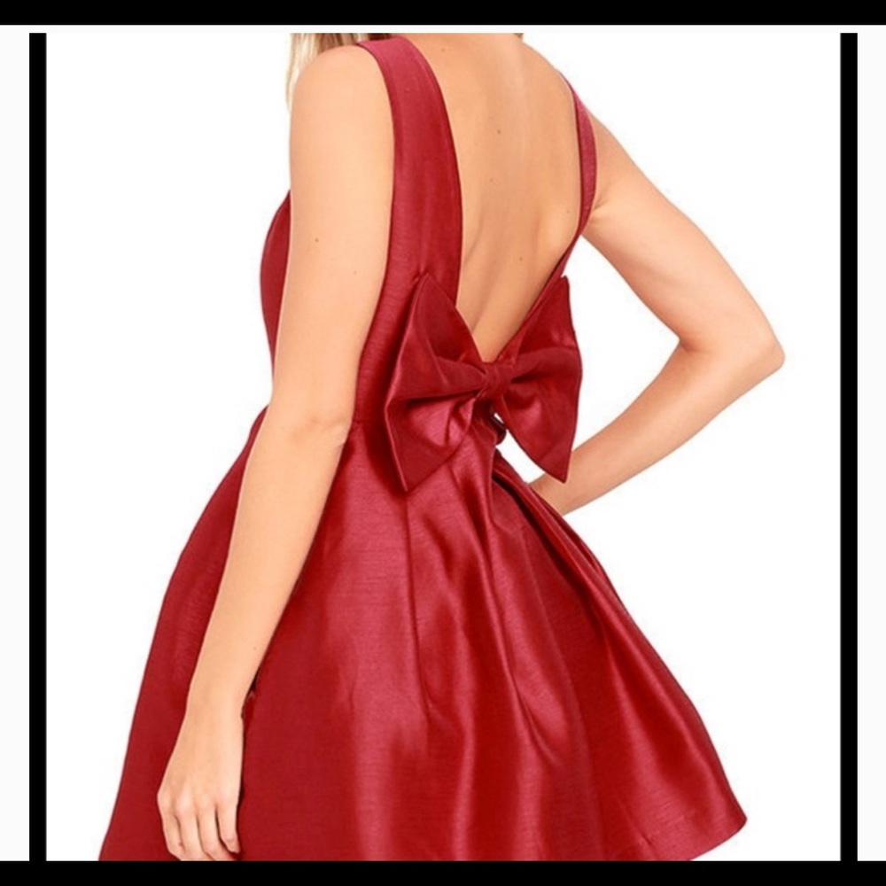 Lulus now back dress